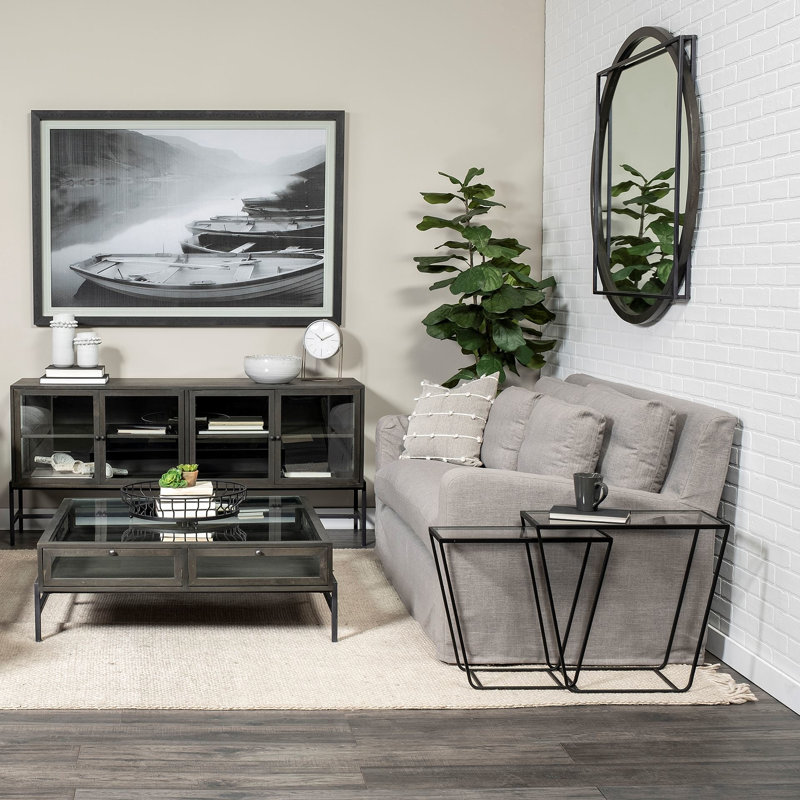 Glass Top Nesting Tables