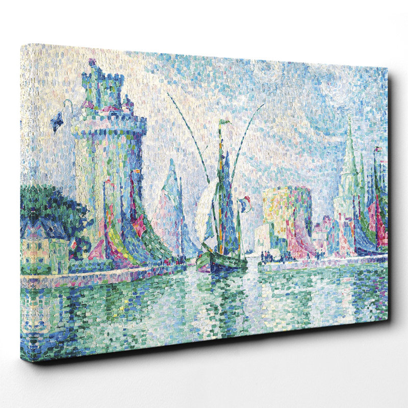 Green Towers the Rochelle by Paul Signac - Wrapped Canvas, 70cm H x 100cm W