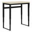 Table d'ordinateur réglable pour bureau à domicile, longueur 48 po, stratifié taupe avec métal noir, bureau d'apparence moderne pour la maison, table pratique beige-1708356630
