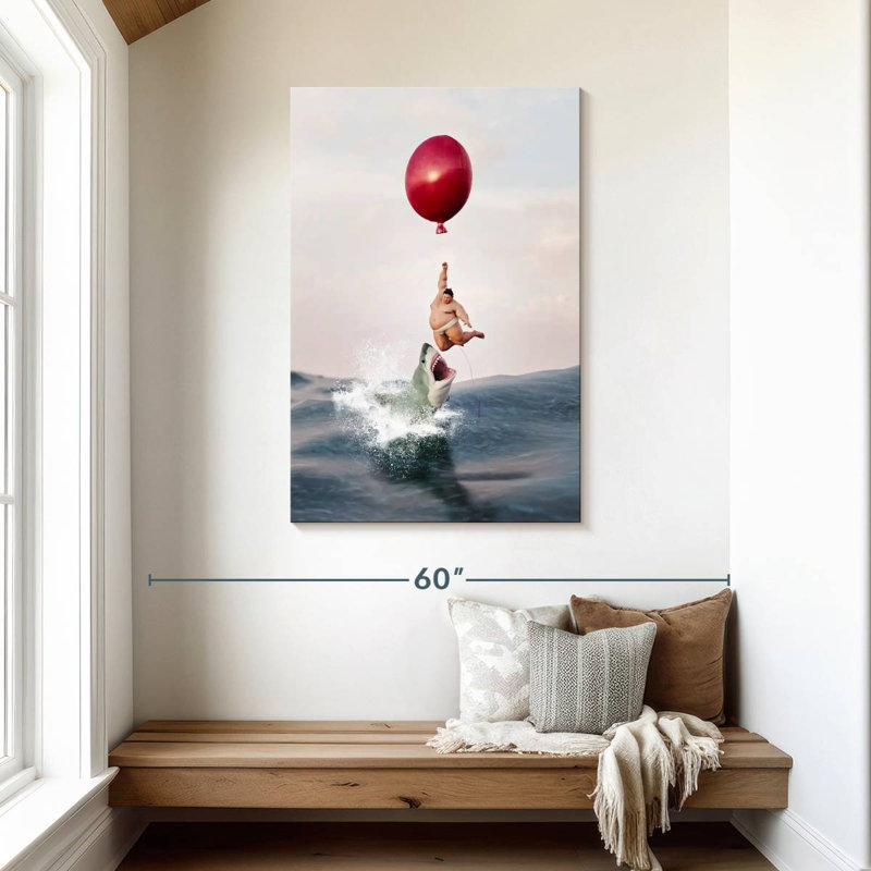 Sireci Sumo Shark Escape, 45" H x 30" W