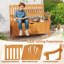Solid Wood Acacia Outdoor Bench