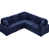 Velours bleu marine est en rupture de stock