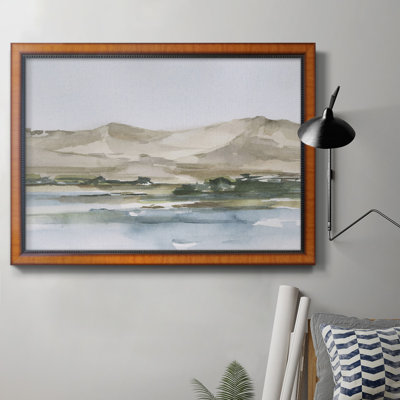 «Desert Mountains II», toile encadrée de qualité supérieure - prête à être accrochée