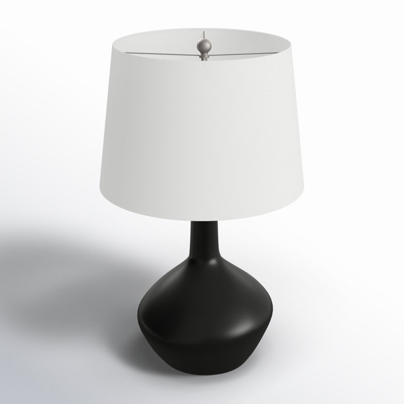 Eddy Ceramic Table Lamp, Black