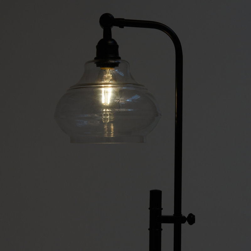Austin 69 in. Mid-Century Modern 1-Light Height Adjustable LED Floor Lamp
