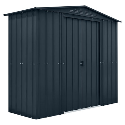 Globel 8 X 3 Apex Metal Shed