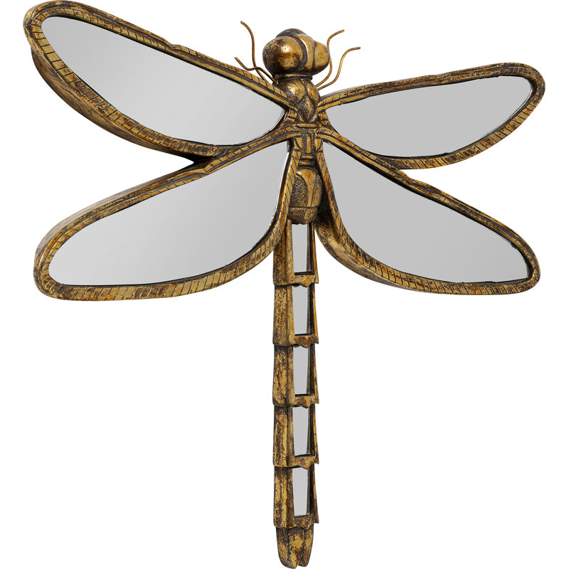 Wall Decoration Dragonfly Mirror 71, 71cm H x 58cm W x 6cm D