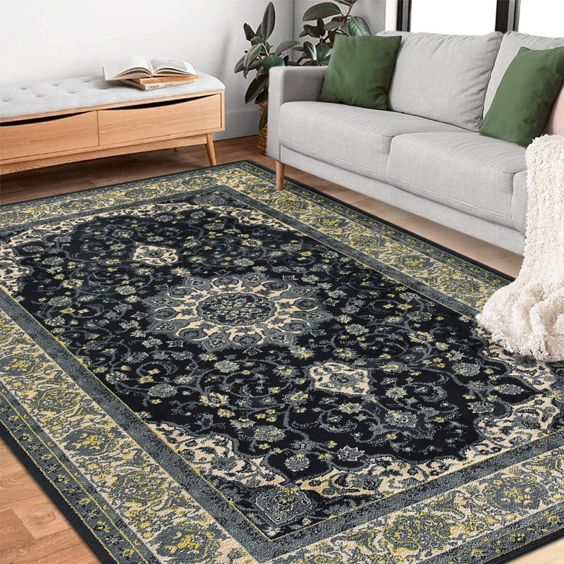 Tapis oriental à poils courts et à poils courts, Rectangle de 11 pi x 15 pi