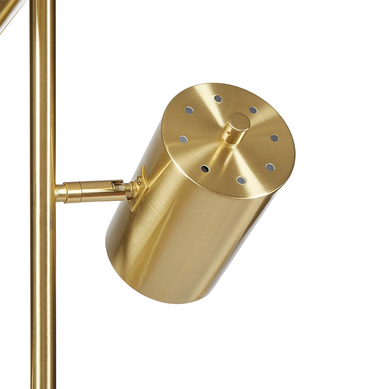 Lampe sur pied 3 lumières en métal
