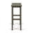 3-Piece Balcony Bar Set With Bottom Shelf Table And 2 Stools, Grey Finish