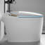 Bidet inclus: toilette intelligente, ouverture / fermeture automatique, capteur à pied, chasse d'eau siphonique, affichage à DEL, siège intégré pour ouvrir / fermer la salle de bain, capteur, séchoir à air chaud 1,28, mise à niveau-121640351