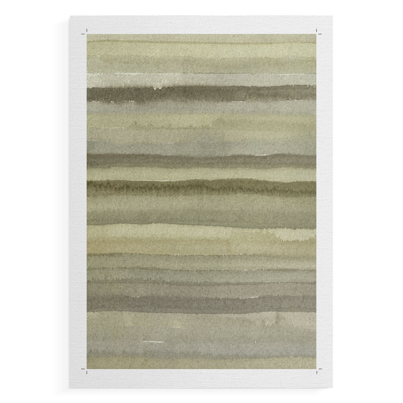 Lines in Neutral II -Canvas Print Only - NOT FRAMED, 18" H x 12" W