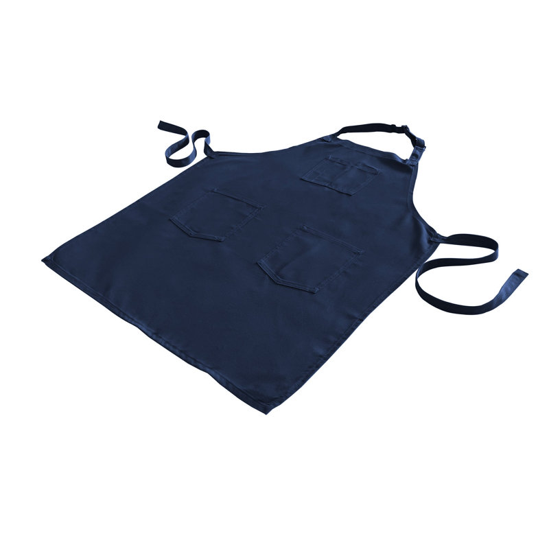 Solid Color Sunbrella Chef Apron, Navy