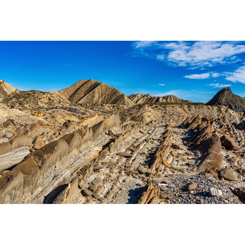 Rockcale Tabernas Desert In Almeria - Wrapped Canvas Painting, 51cm H x 76cm W x 3.8cm D
