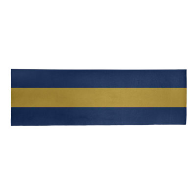 Tapis bleu marine/or tissé à plat Milwaukee