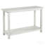 Console de canapé d'entrée en bois blanc Castleton