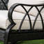Chaise berçante en aluminium pour l'extérieur