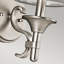 Eisen 1-Light Dimmable Antique Pewter Armed Sconce