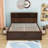 King Platform Bed with USB-Equipped Storage Headboard and 2 Drawers-1087404186