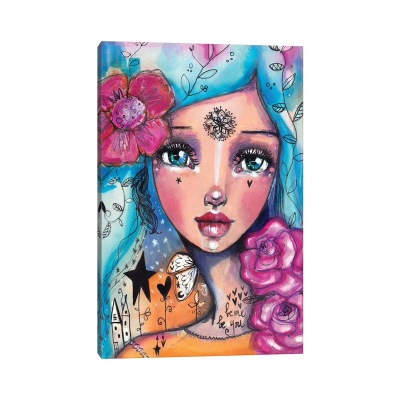 Be You by Tamara Laporte - Print on Canvas, Wrapped Canvas, 20.32 cm H x 30.48 cm W