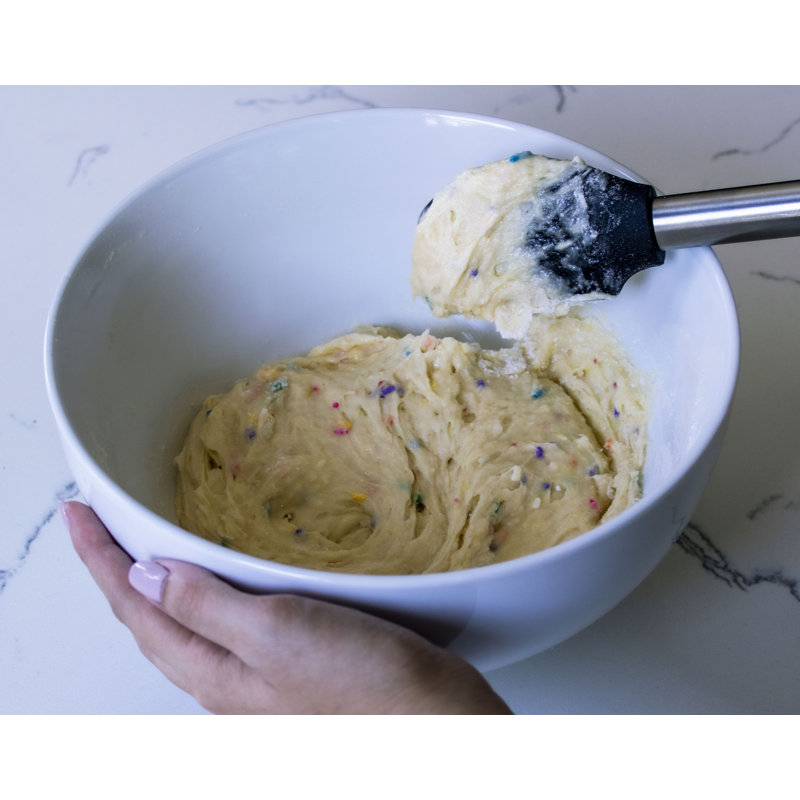Black Stainless Steel Spatula and Whisk Set