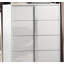 Mobilier de chambre à coucher de style contemporain avec finition UV et commode chromée 1pc