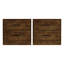 Deux tables de chevet en brun-129434167