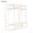 Wide Modern Hall Tree With Shoe Storage, 4-In-1 Entryway Bench, 8 Cubbies, 7 Hooks, And Adjustable Shelf For Organized Living-1658630623