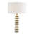 Marble Stack Lamp-White