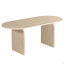 Ensemble de table de salle à manger 6 pièces avec banc, ensemble de chaises de table ovales pour 6 personnes