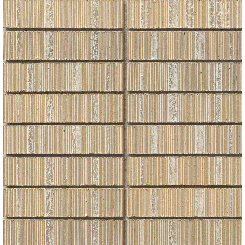 Newtro Black 12 in. x 12 in. Glossy Ceramic Wall Tile (14.24 sq. ft./Case), Ivory