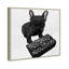 Classy Frenchie Noir - impression sur toile-33435853-33435850