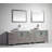  Framed 96" Double Bathroom Vanity Set with Mirror-27042781