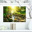 «Mountain Stream in Forest», reproduction de photo sur toile-802859900-802859901