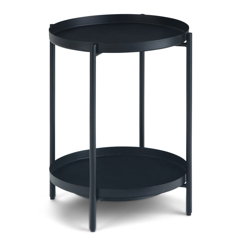 Modern - Metal End Table - Black