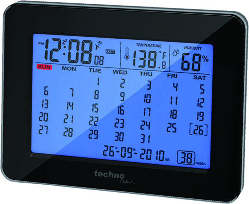 Digital Alarm Tabletop Clock in Black