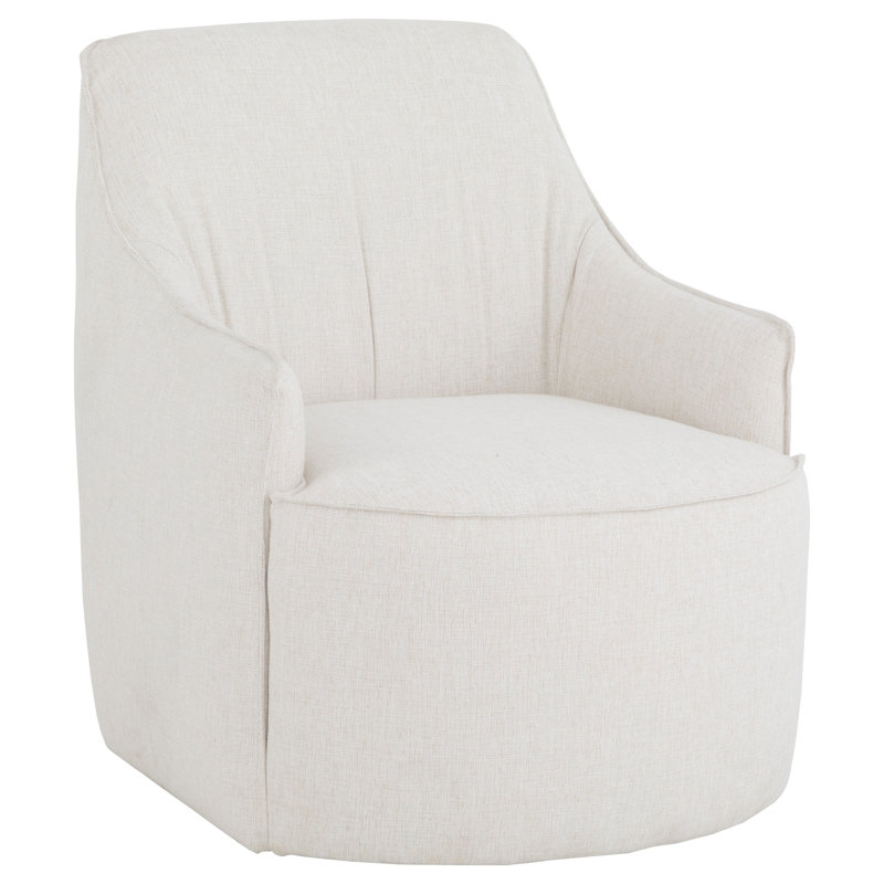 Fauteuil pivotant de 28,75 po Giselle CAL117, Sable 9508