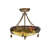 Glass Semi Flush Mount