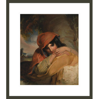 «The Gypsy Girl» par Thomas Sully, impression giclée sur cadre