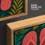 «Tropical Leaves with Flip Flops», reproduction d'art sur toile encadrée-116255241-116255244