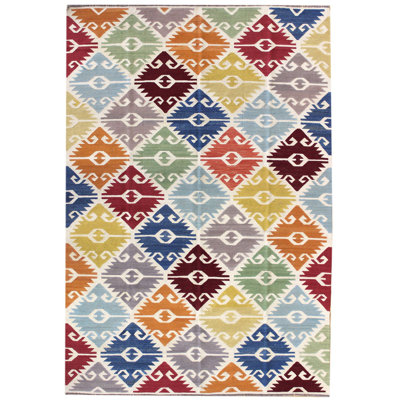 One-of-a-Kind 6'8" X 10'2" Flatweave Area Rug