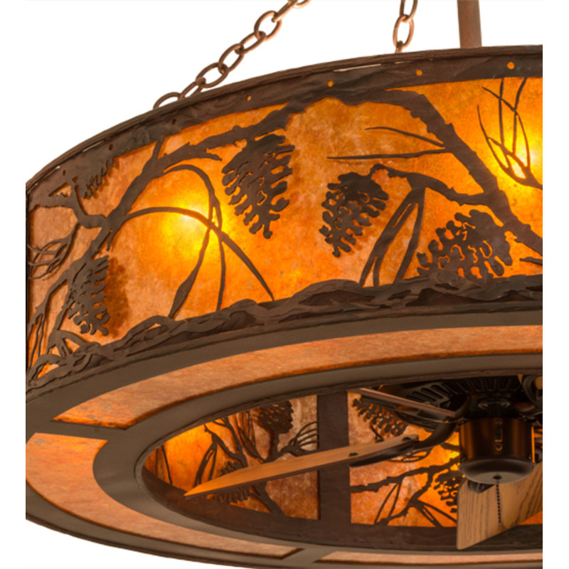 Whispering Pines Downrod Ceiling Fan