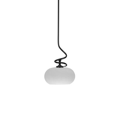 Capri 1-Light Mini Pendant with Hang Straight Swivel -  Breakwater Bay, 8768D51C12BC425BBEF4567CD7FFC343