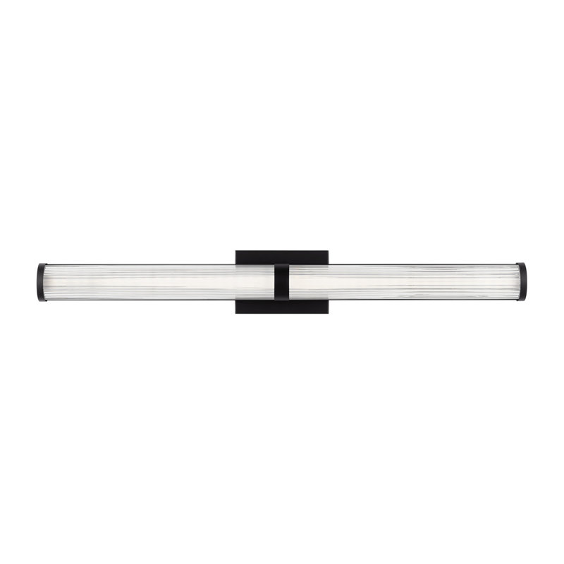 Dimmable LED Vanity Light, 36"H x 4.8"W x 2.8"D, Midnight Black, 36 W