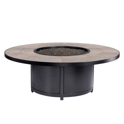 Elba Aluminum Outdoor Fire Pit Table
