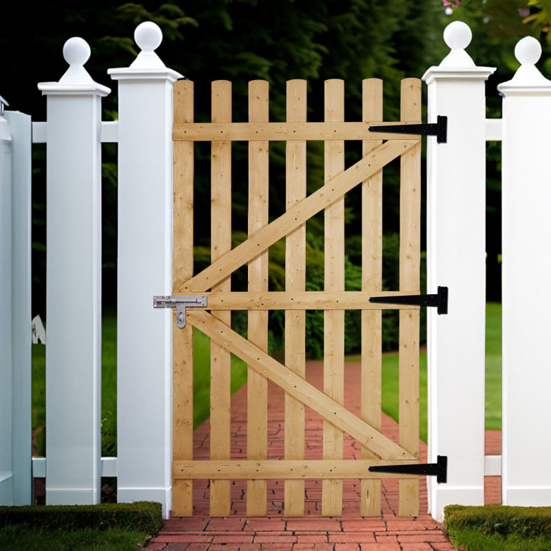 Wood Gate, 180cm H x 90cm W x 3cm W