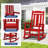 Wolak HDPE Oversized Modern Rocking Adirondack Chair(Set Of 2)-2004580082