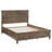 Crater Wood Panel Queen Platform Bed