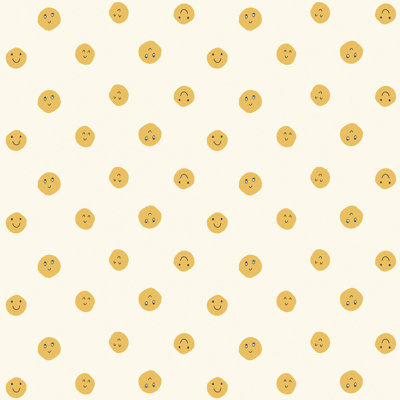 Akol Happy News Smiles 29' L x 20.5" W Wallpaper Roll