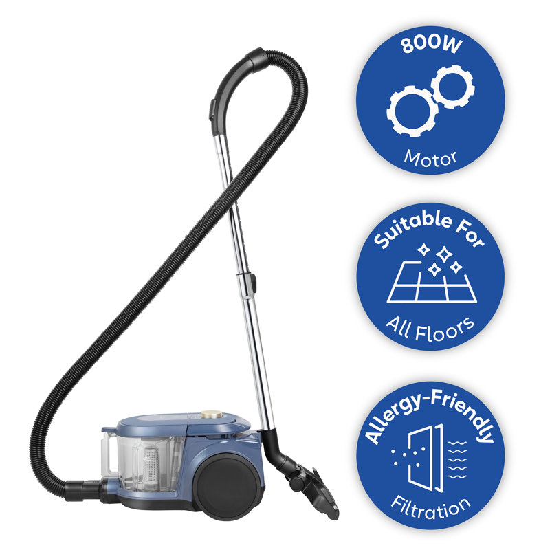Russell Hobbs® RHCV5601CG 3L Cylinder Vacuum, Blue/Gold